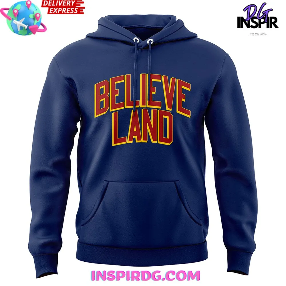 -Cleveland Guardian Believe Land 2024 Hoodie