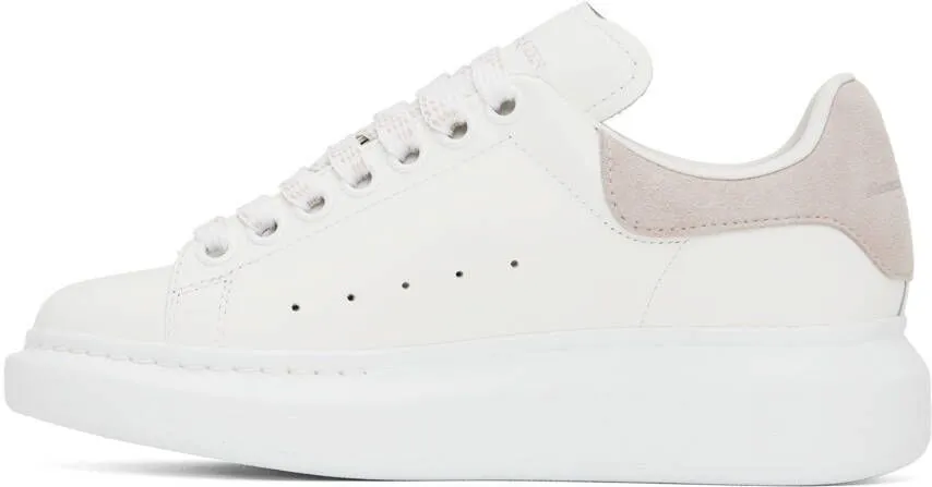 Alexander McQueen White & Pink Oversized Sneakers