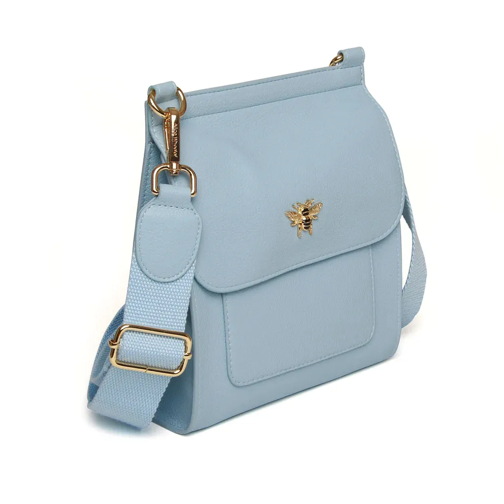 Alice Wheeler Bloomsbury Cross Body Bag Pastel Blue