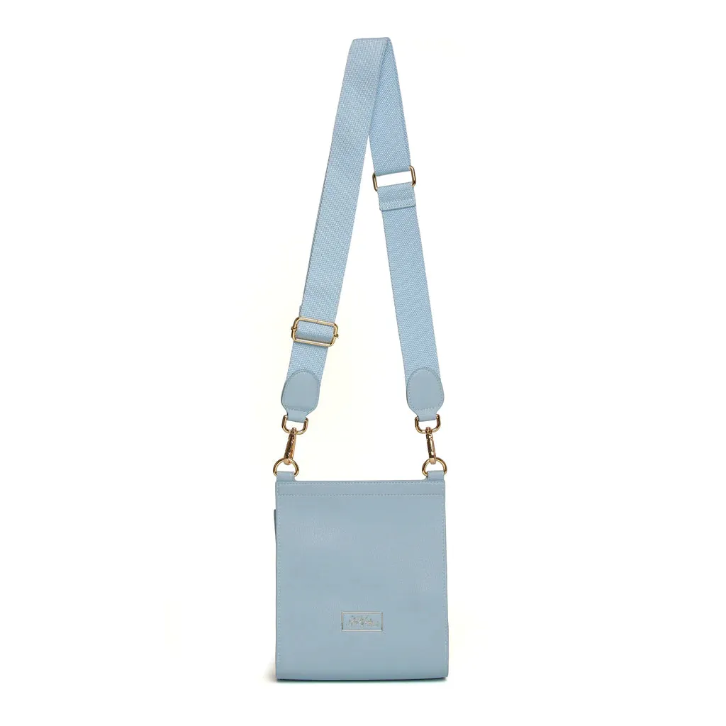 Alice Wheeler Bloomsbury Cross Body Bag Pastel Blue