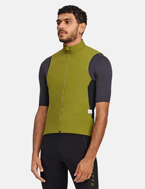 Alt Road Thermal Vest - Olive Green