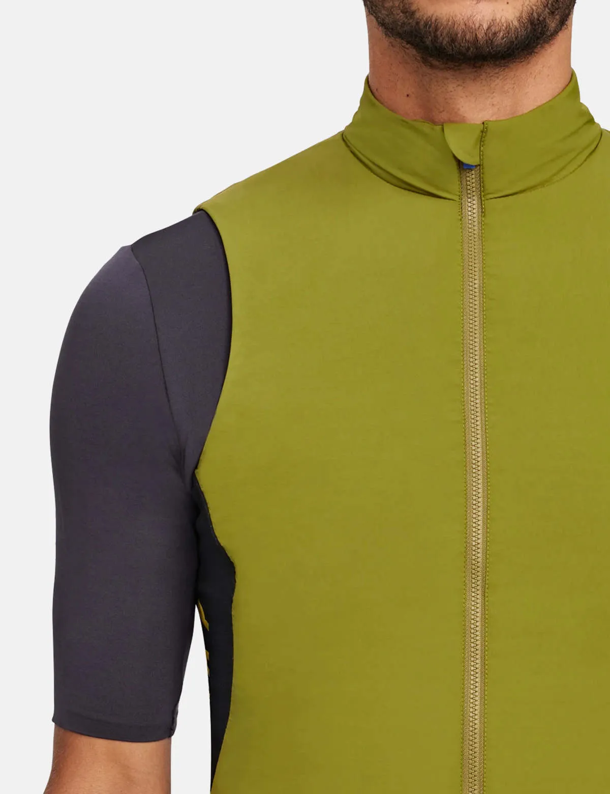 Alt Road Thermal Vest - Olive Green