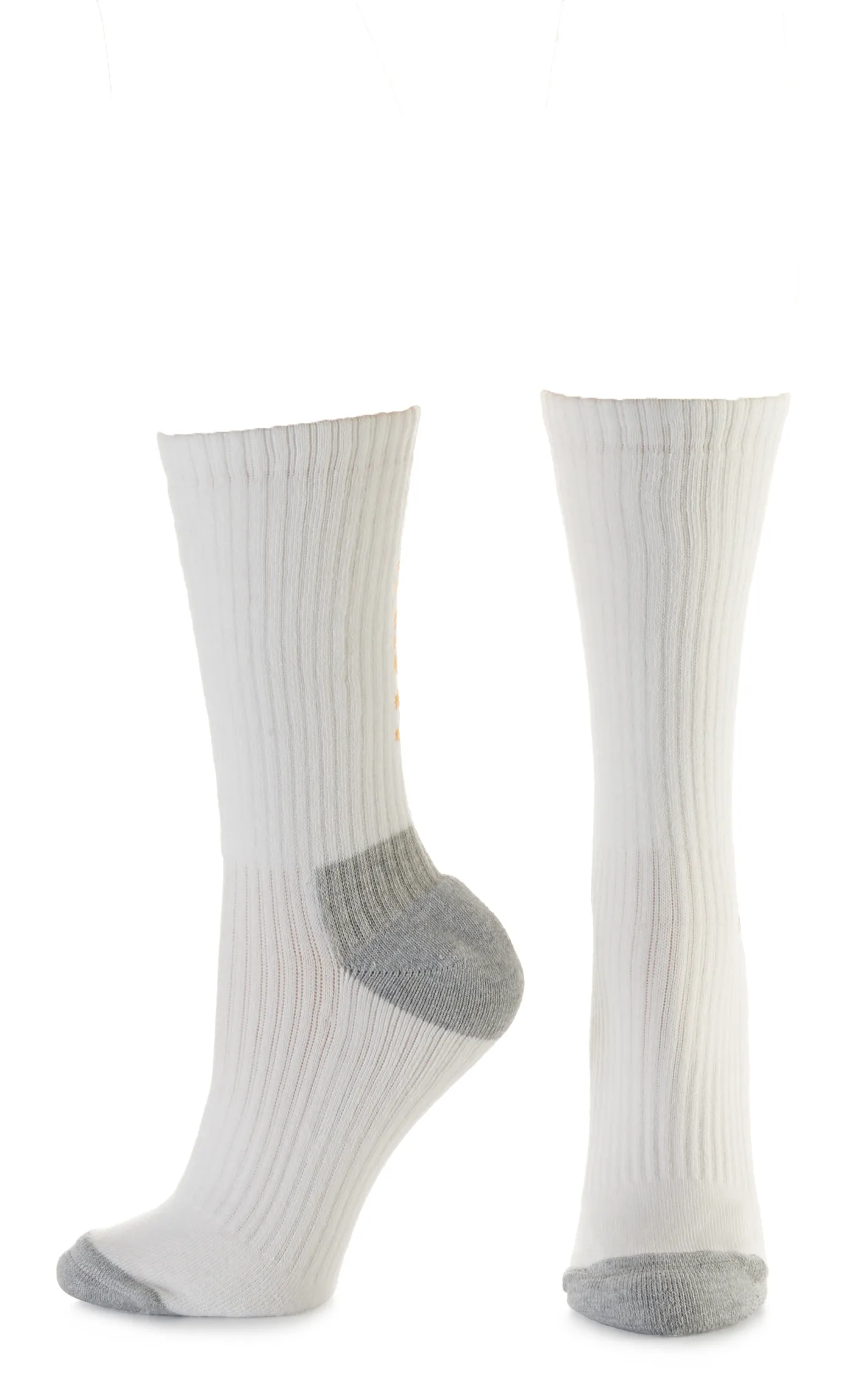 Ariat Men's White & Grey Crew 3Pk Boot Socks (Medium)