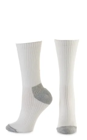 Ariat Men's White & Grey Crew 3Pk Boot Socks (Medium)