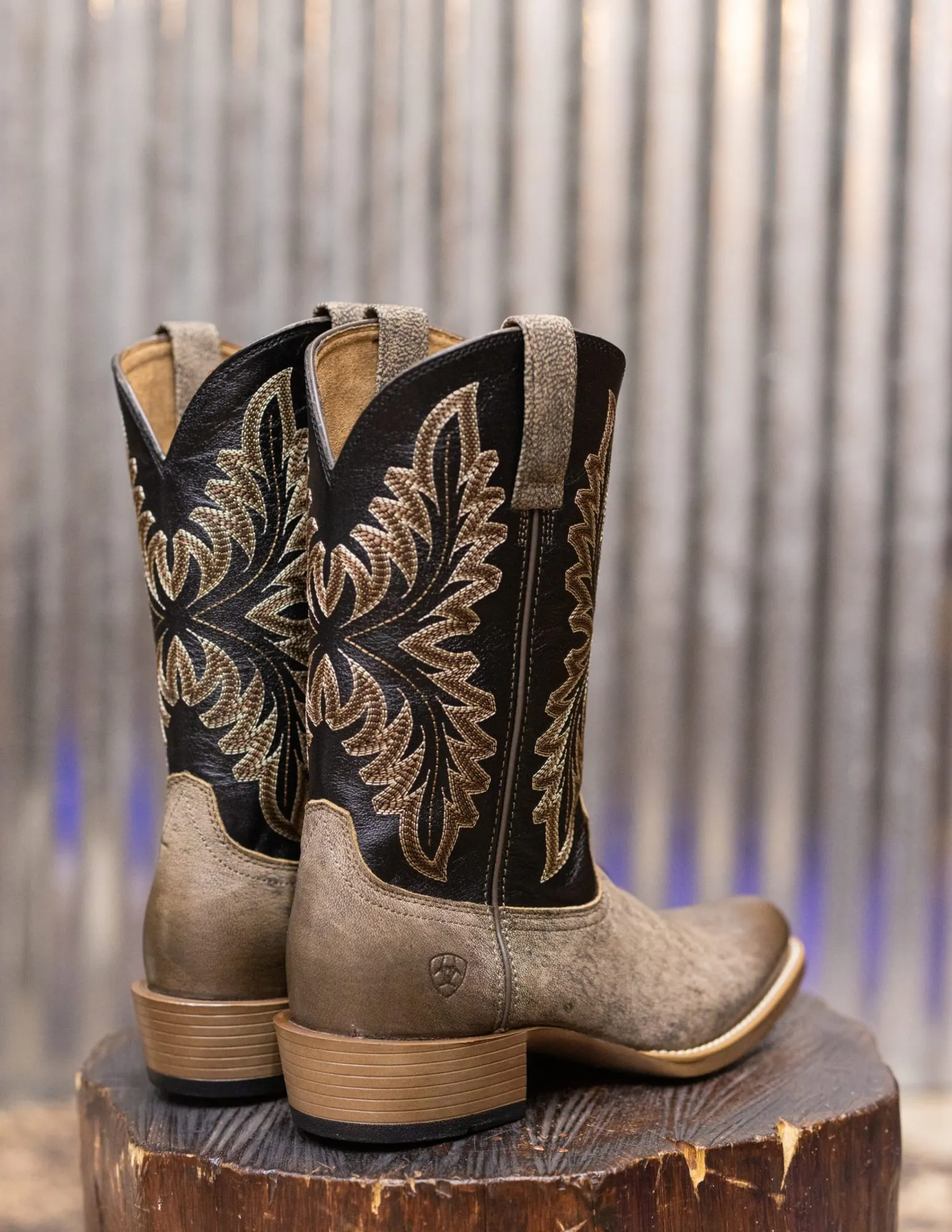 Ariat: Stone Black Renegade Cowboy Boot