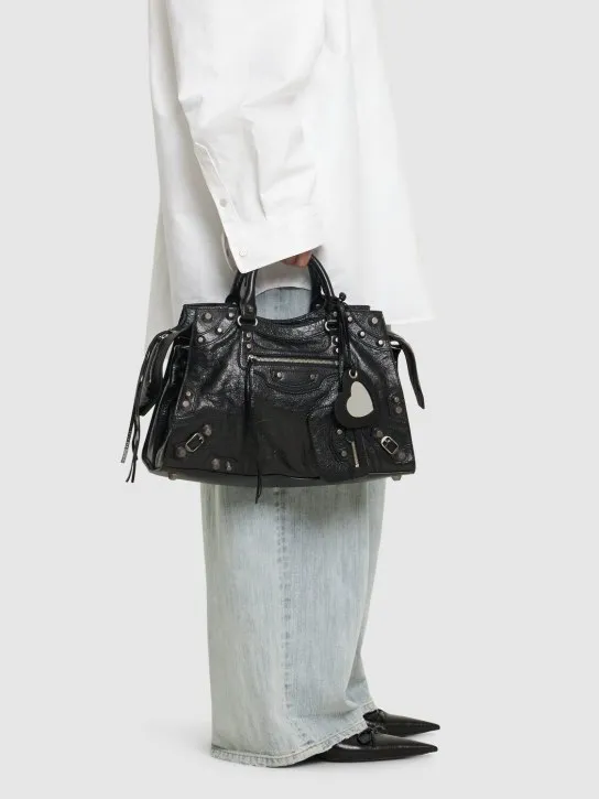 Balenciaga   Neo Cagole City leather shoulder bag 