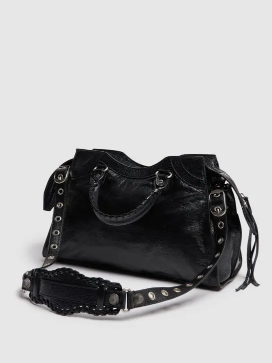 Balenciaga   Neo Cagole City leather shoulder bag 