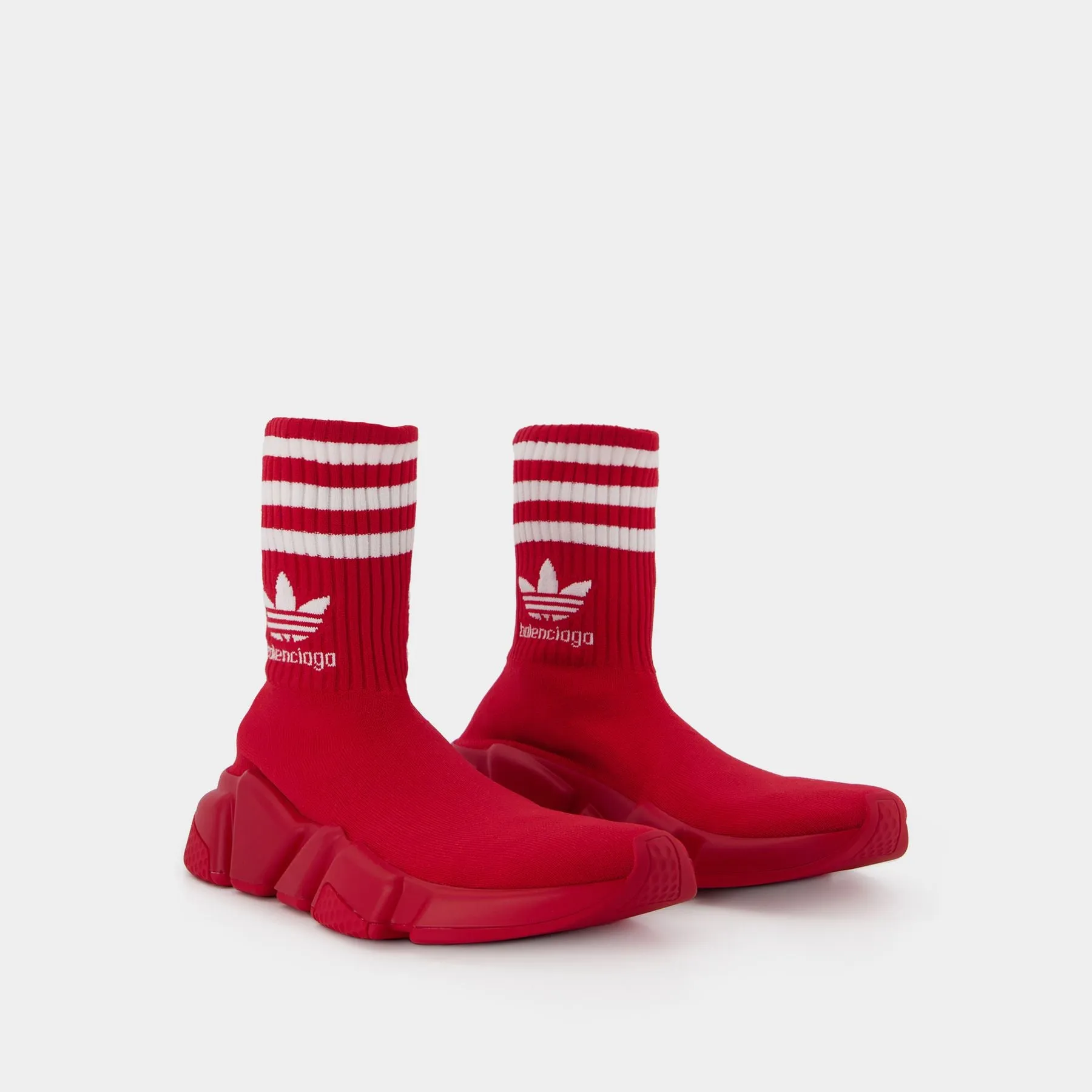 Balenciaga  Speed Lt Adidas Sneakers - Balenciaga - Red/Logo White