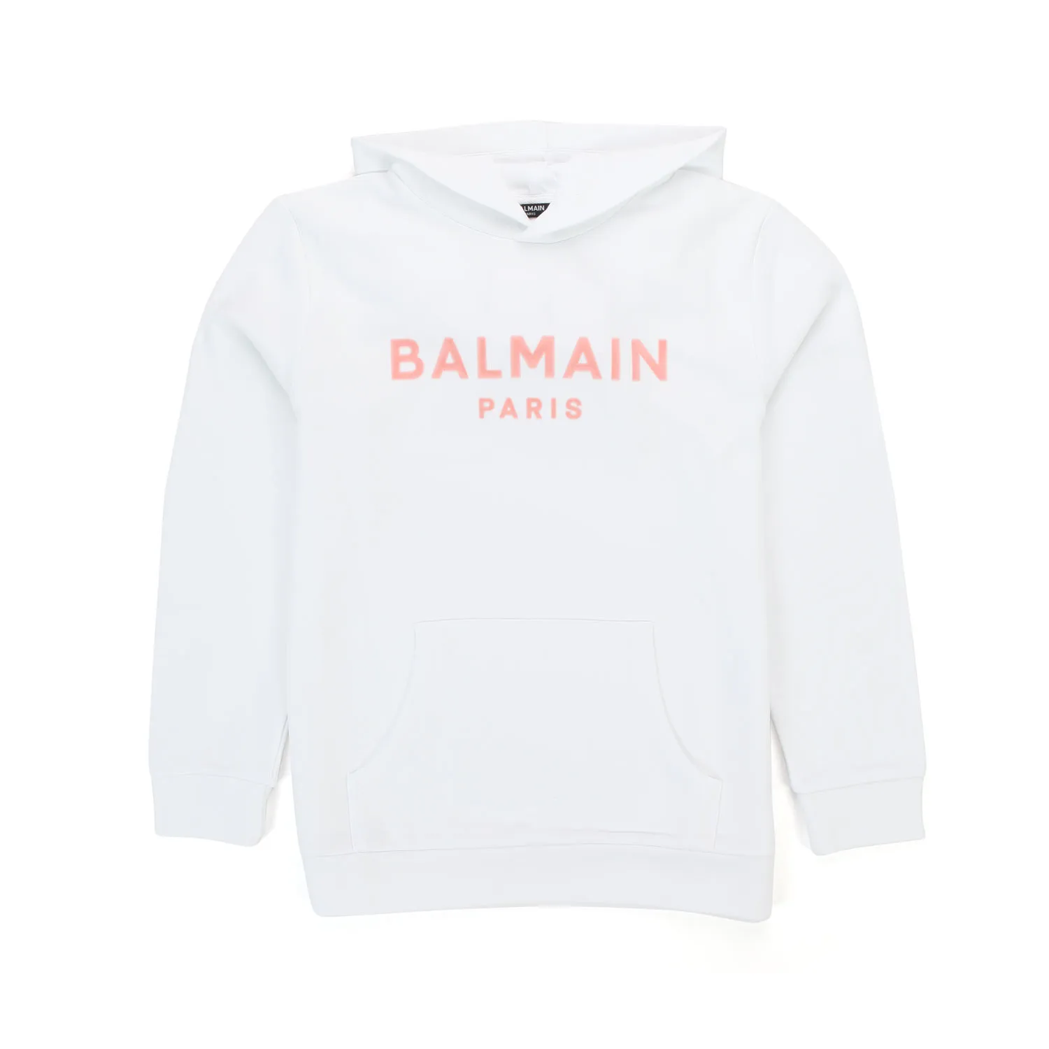 Balmain White Hoodie For Girl And Teen