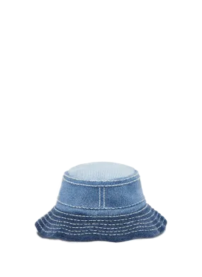 BARRIE  Knitted bucket hat - Blue