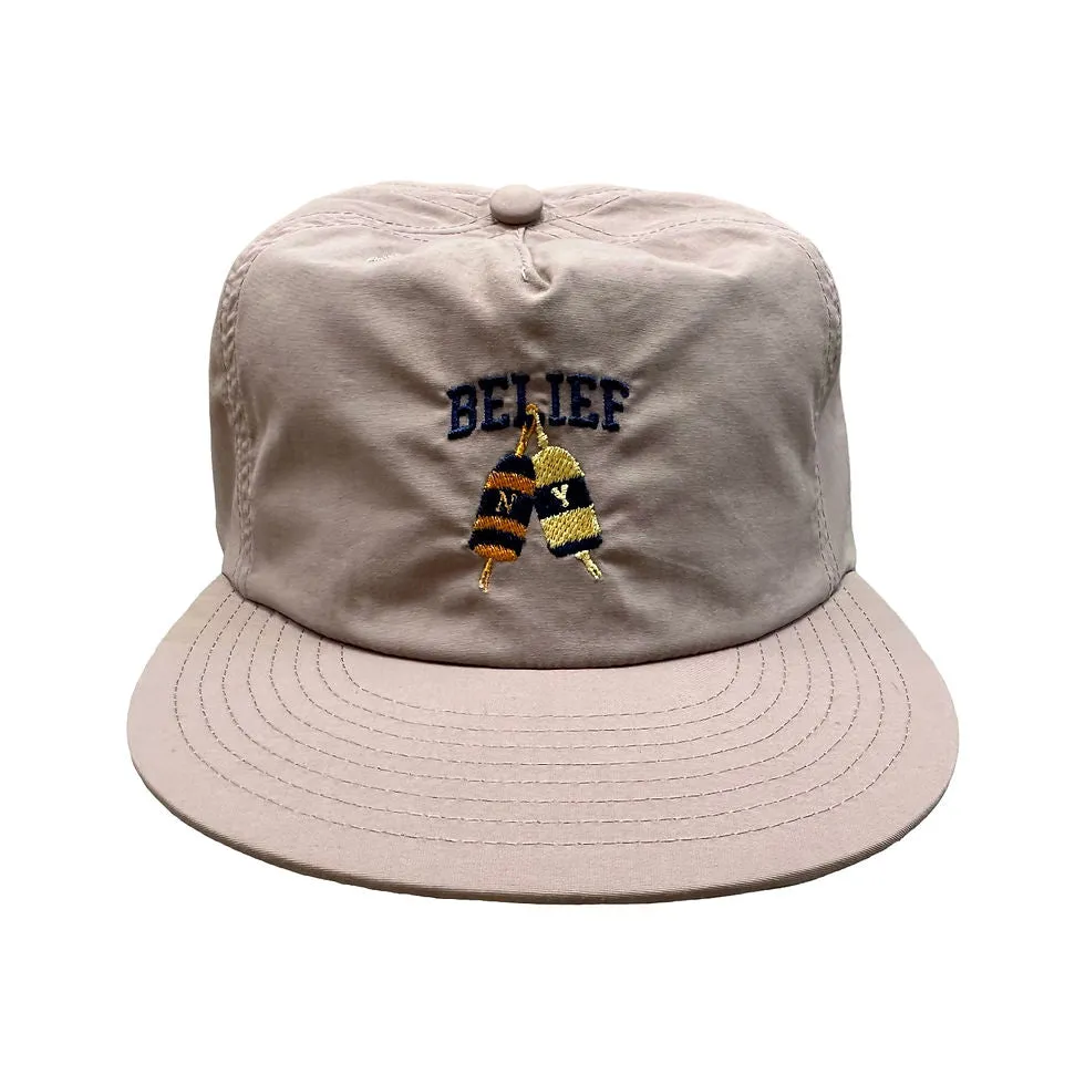 Belief NYC Nylon Buoy Snapback Hat Mauve