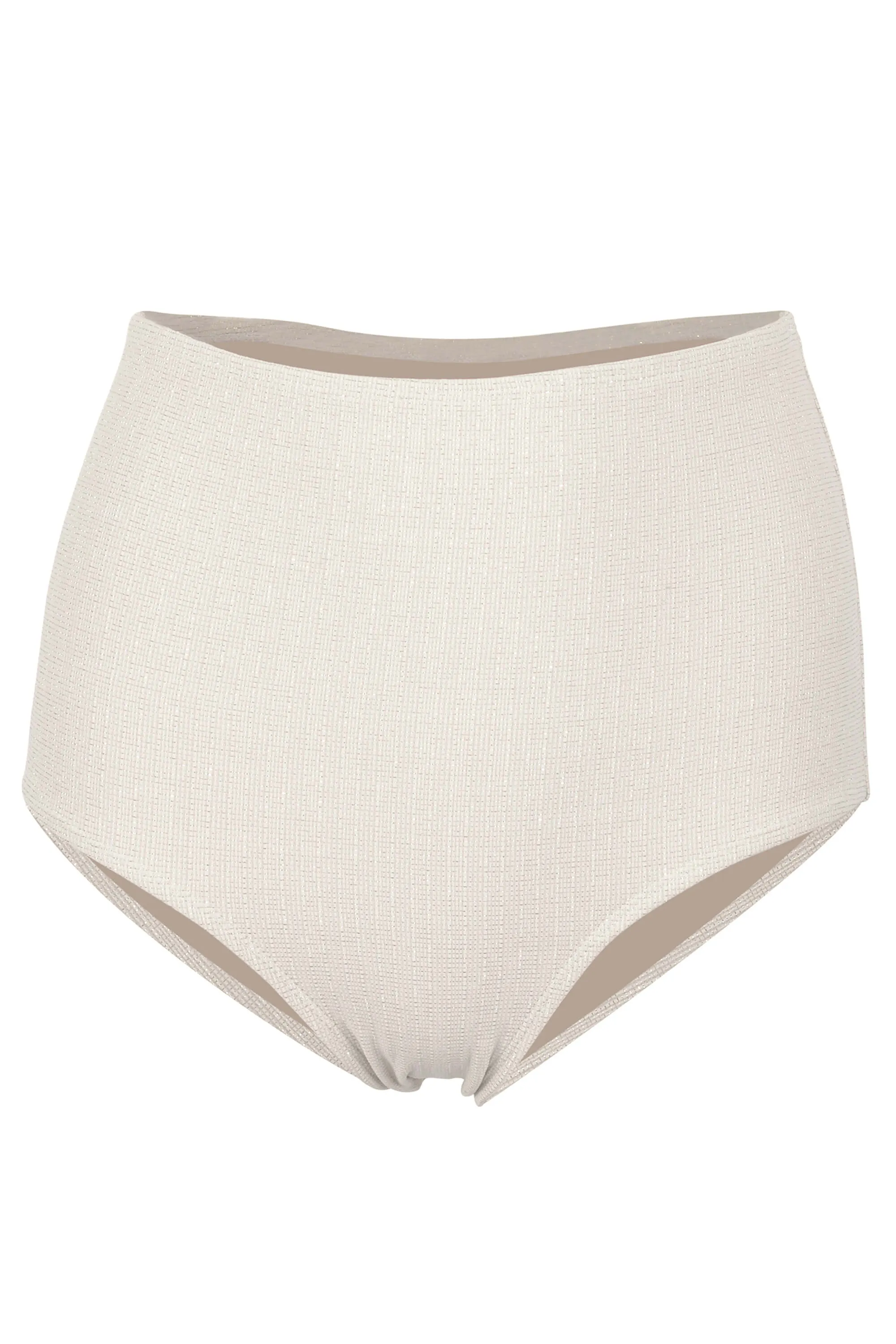 Bella High Waisted Bikini Bottom Platinum