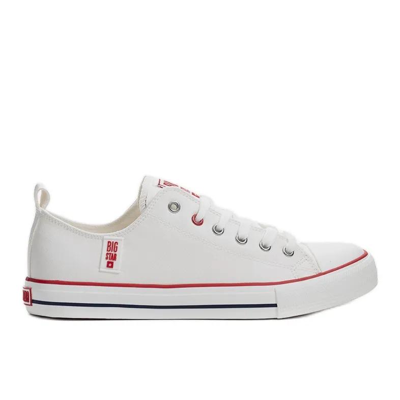 Big Star white men's sneakers JJ174069