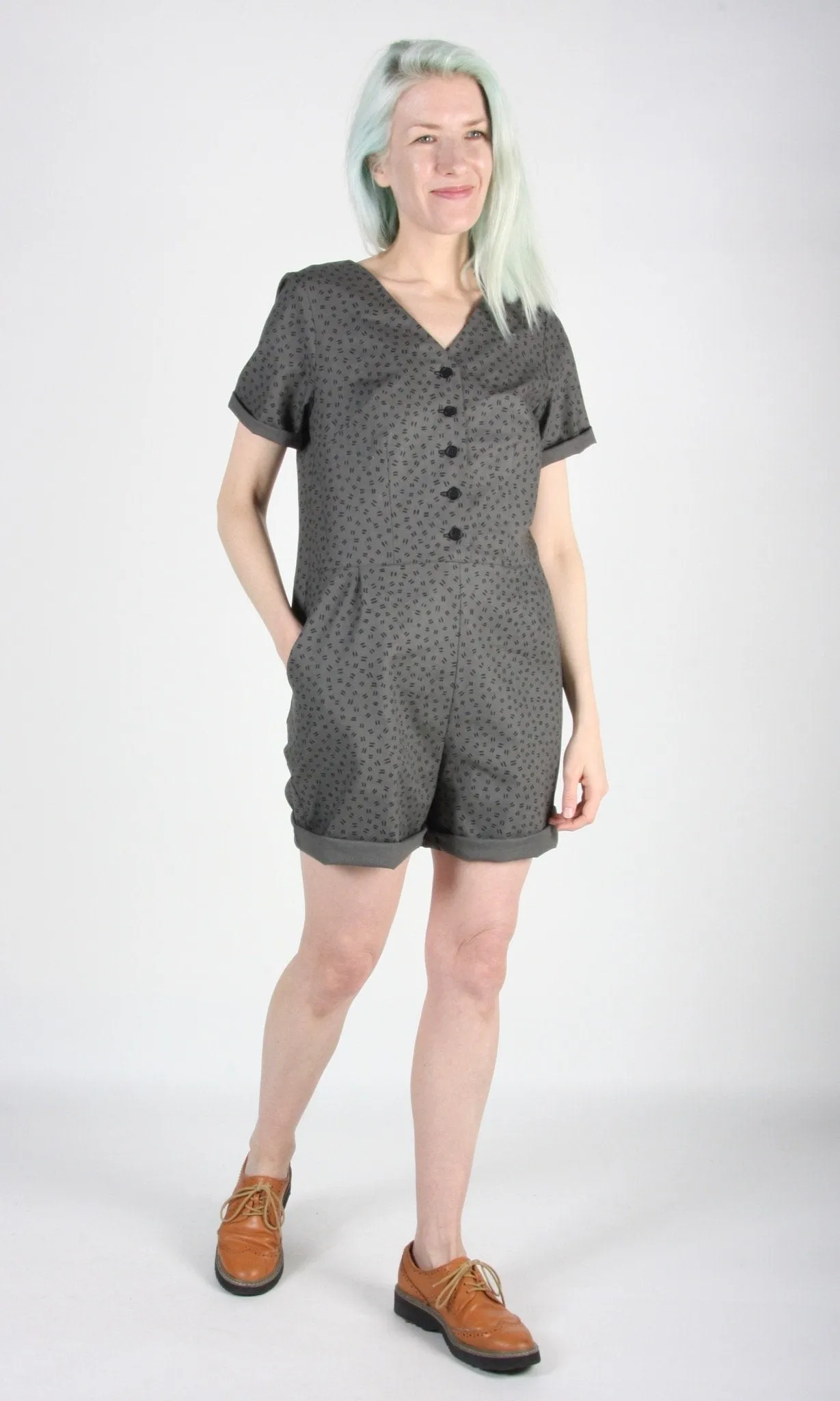 Birds of North America Woodhaunter Romper - Grey Hatch (Online Exclusive)