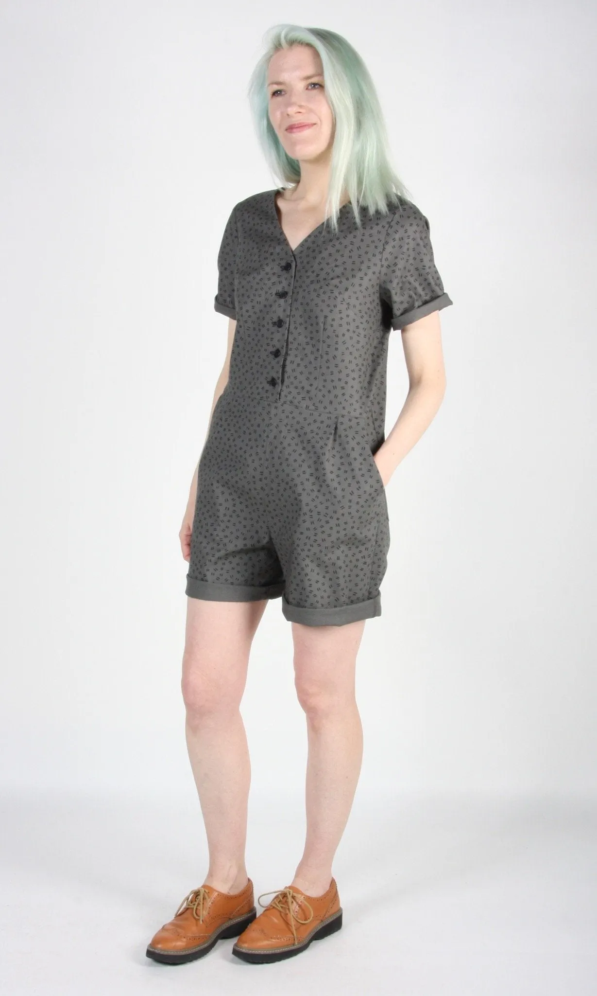 Birds of North America Woodhaunter Romper - Grey Hatch (Online Exclusive)