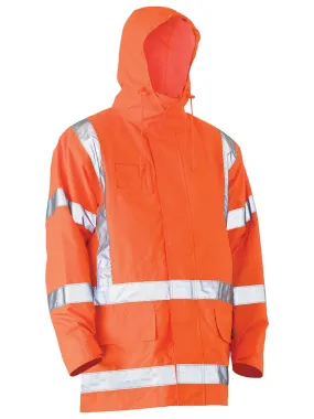 Bisley Workwear BJ6974XT X Taped 4 In 1 Rain Jacket - Railway Orange - XS