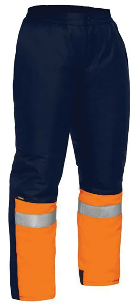 Bisley Workwear BP6451T Freezer Pant - Two Tone - Taped - Hi-Visibility - Orange/Navy - 72R