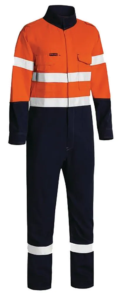 Bisley Workwear - Coveralls Engineered - Orange/Navy - BC8186T_TT02 O/N 77R