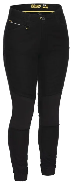 Bisley Workwear Flex & Move BPL6022 Pants - Women - Stretch - Shield - Cotton - Black - 6