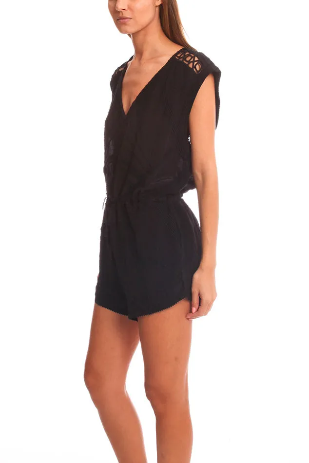 Black IRO Austin Romper