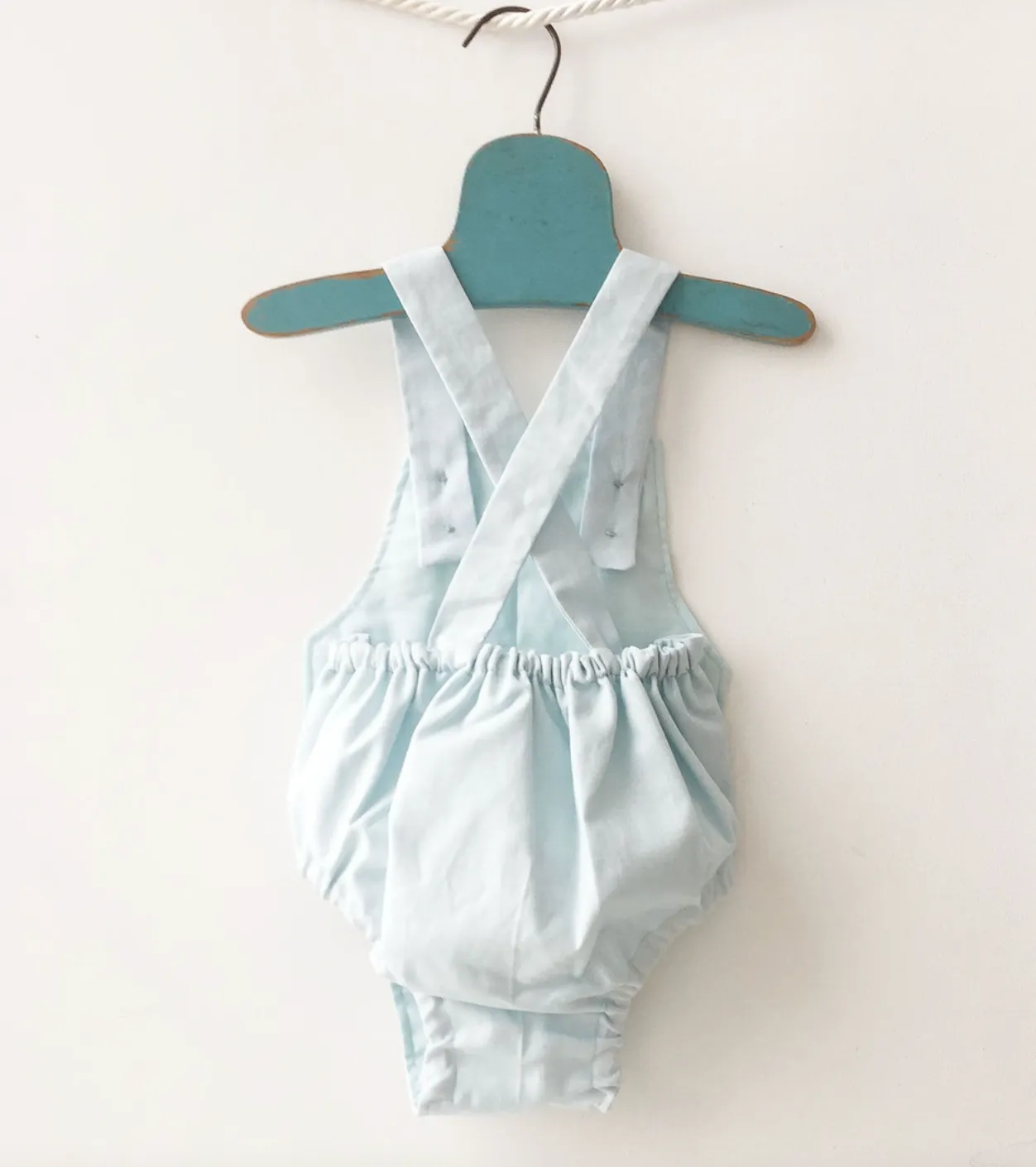 Blue Jean Baby Romper