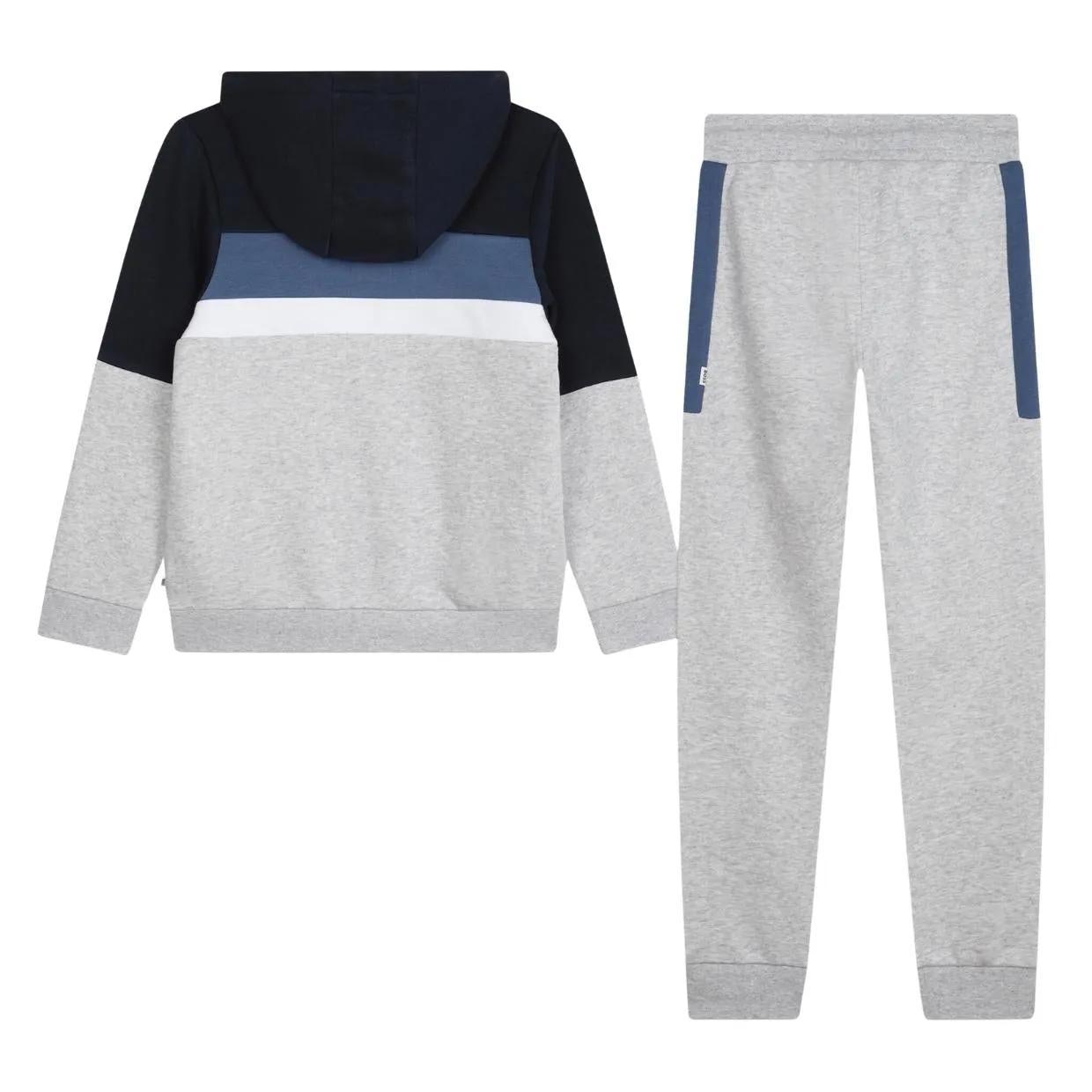 BOSS Kids Logo Grey Tracksuit Set