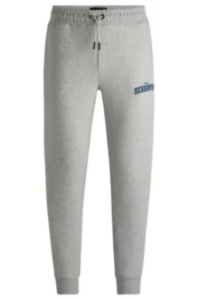 BOSS x NFL signature-tape tracksuit bottoms with special branding