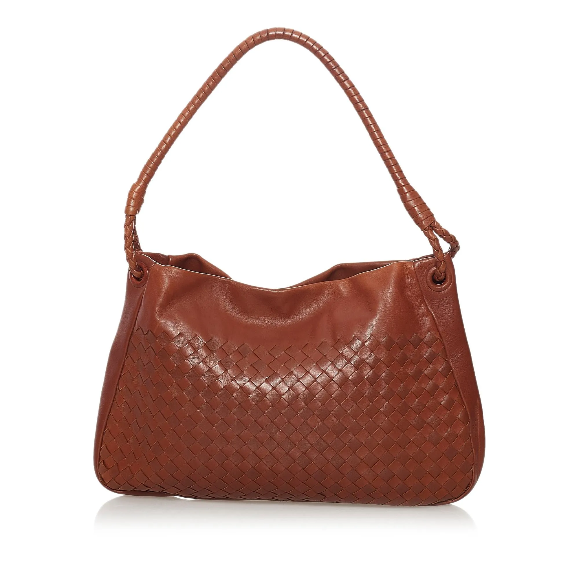 Bottega Veneta Intrecciato Leather Shoulder Bag