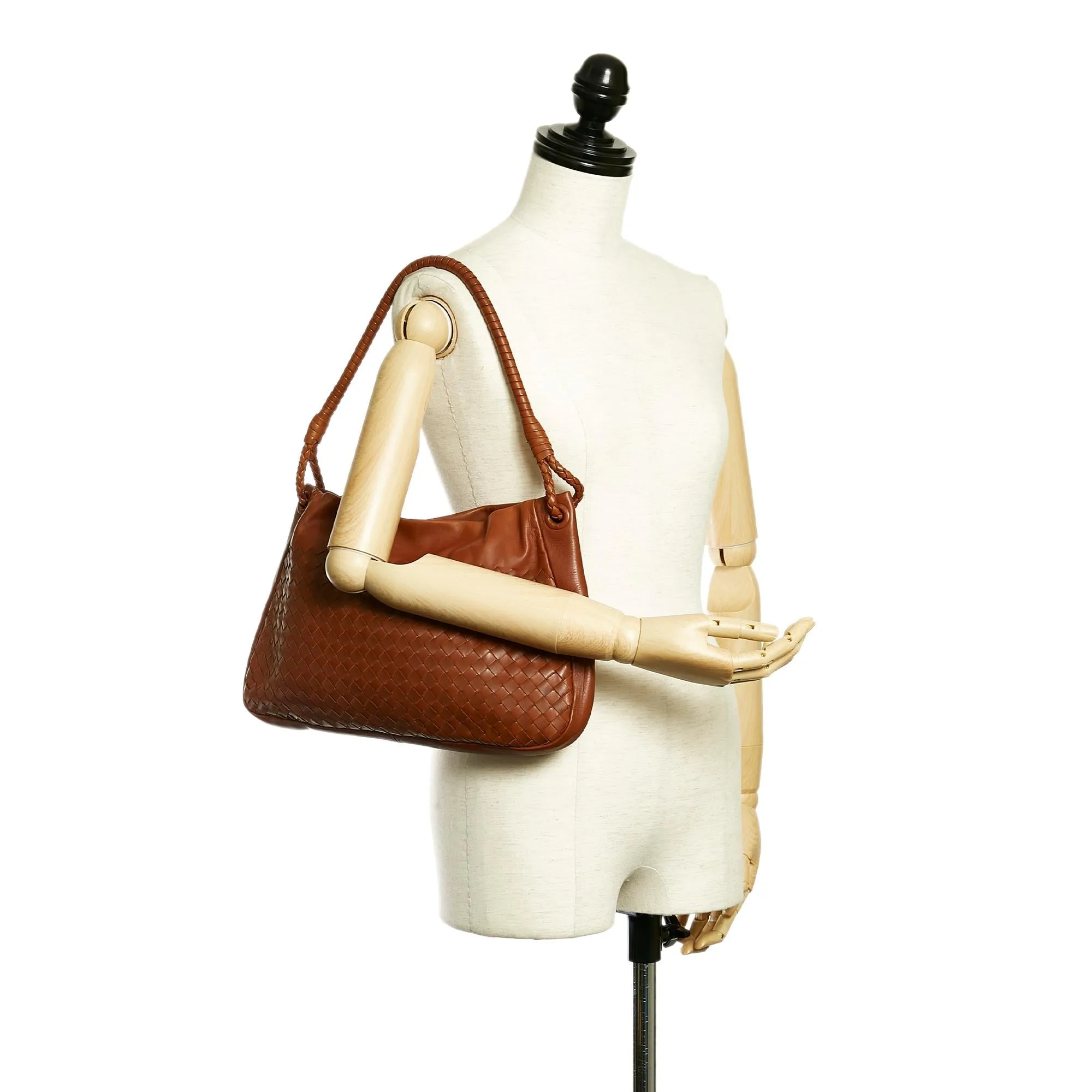 Bottega Veneta Intrecciato Leather Shoulder Bag