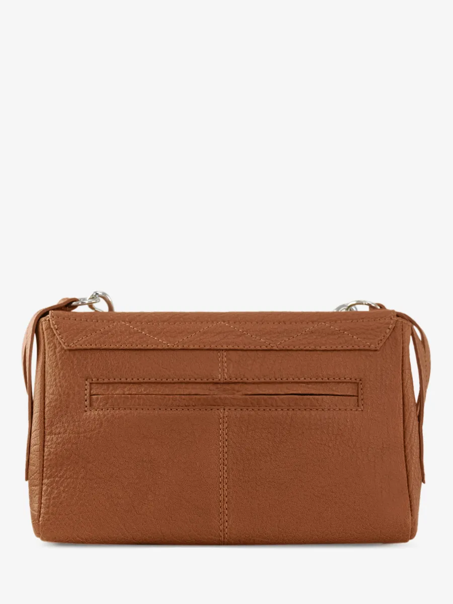 Brown Leather Cross-body Bag for Women - Diane S Light Brown | PAUL MARIUS