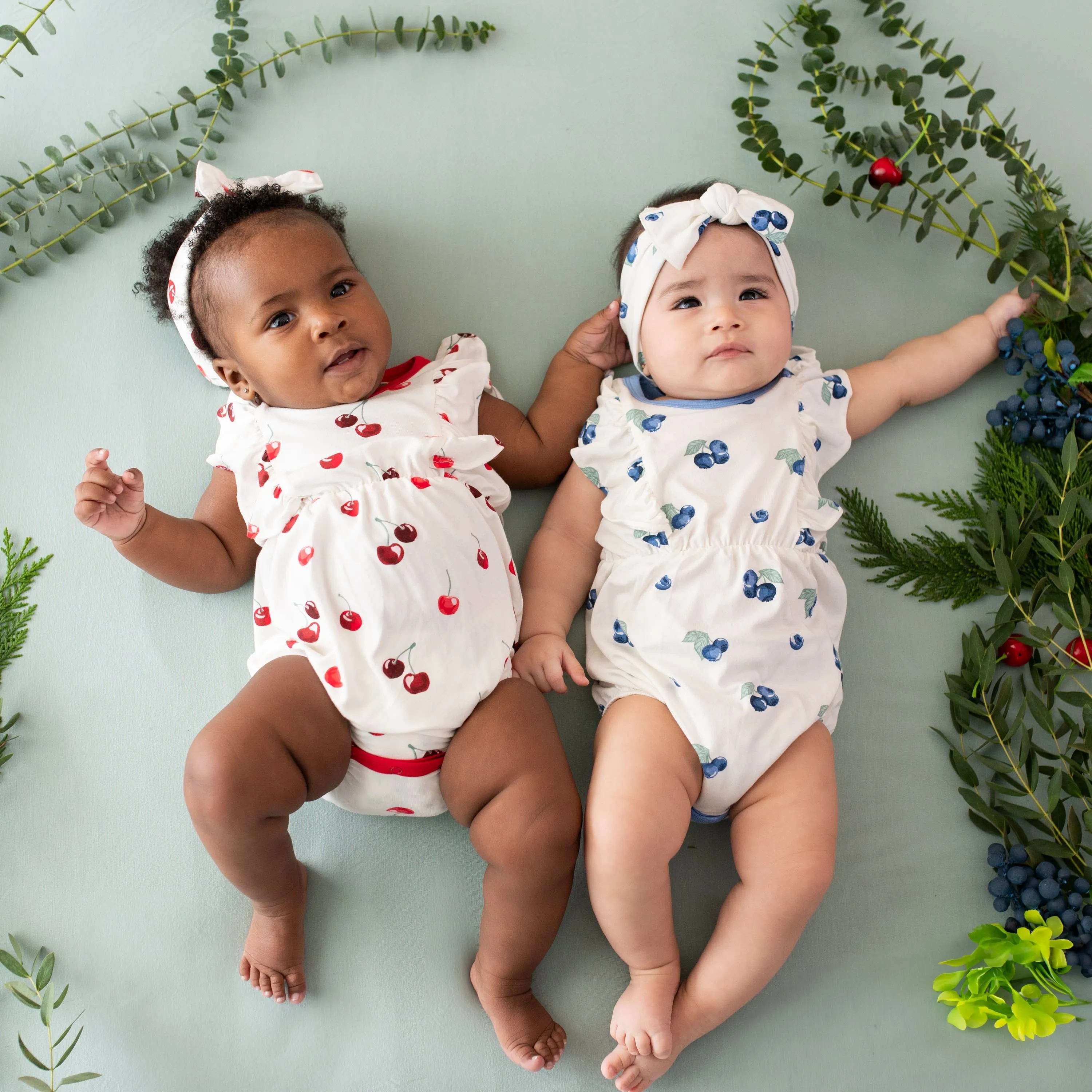 Bubble Romper in Blueberry