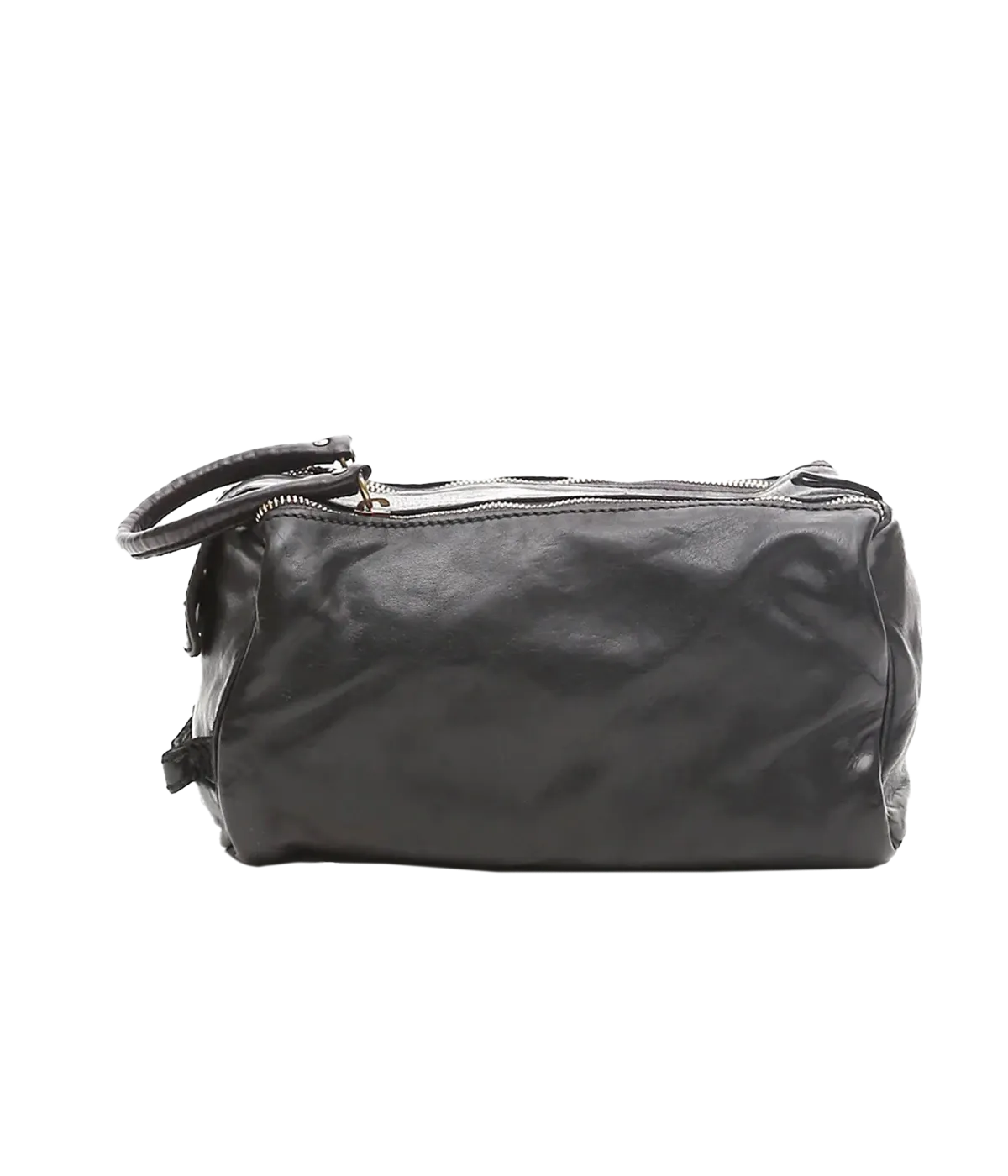 Campomaggi Leather Toiletries Bag in Black