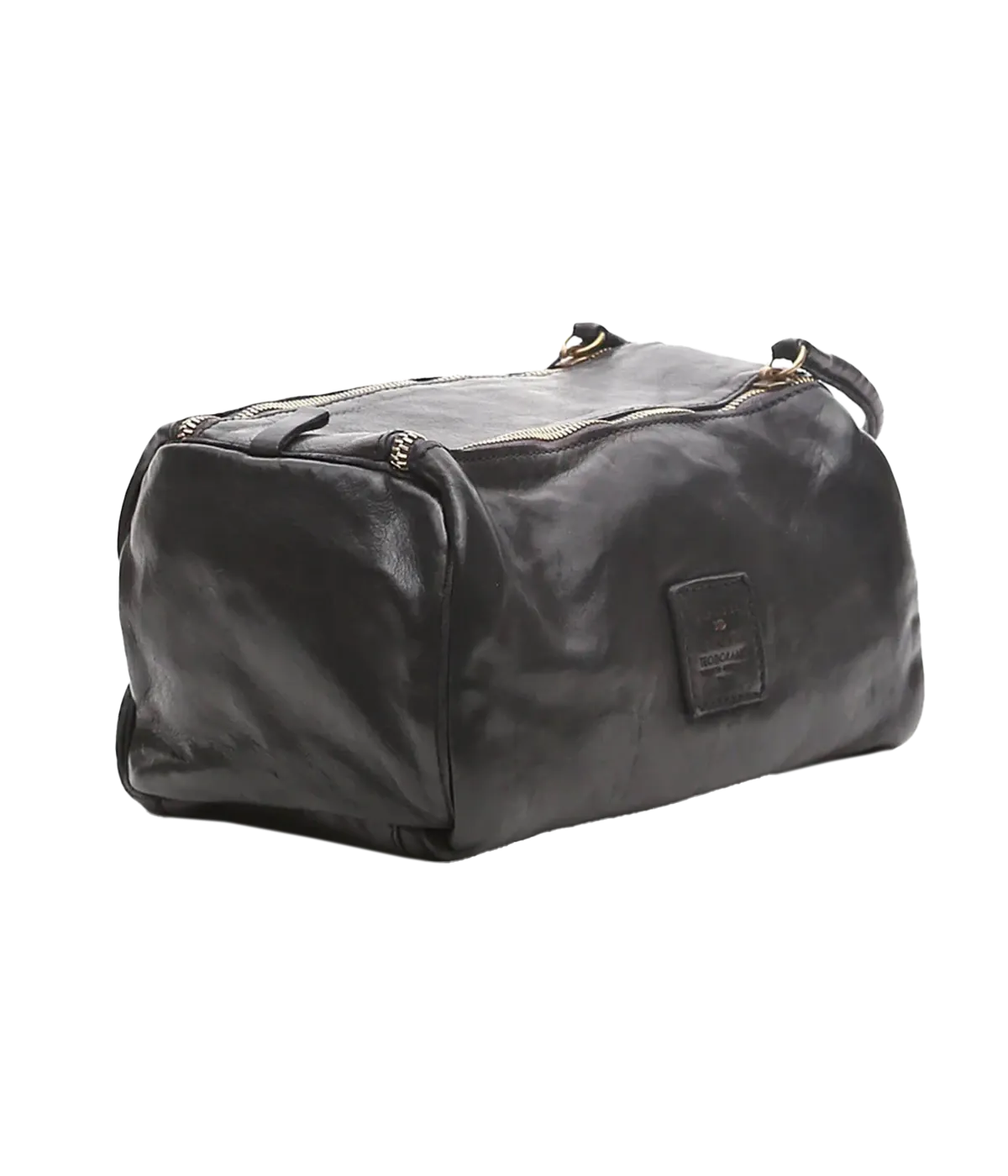 Campomaggi Leather Toiletries Bag in Black