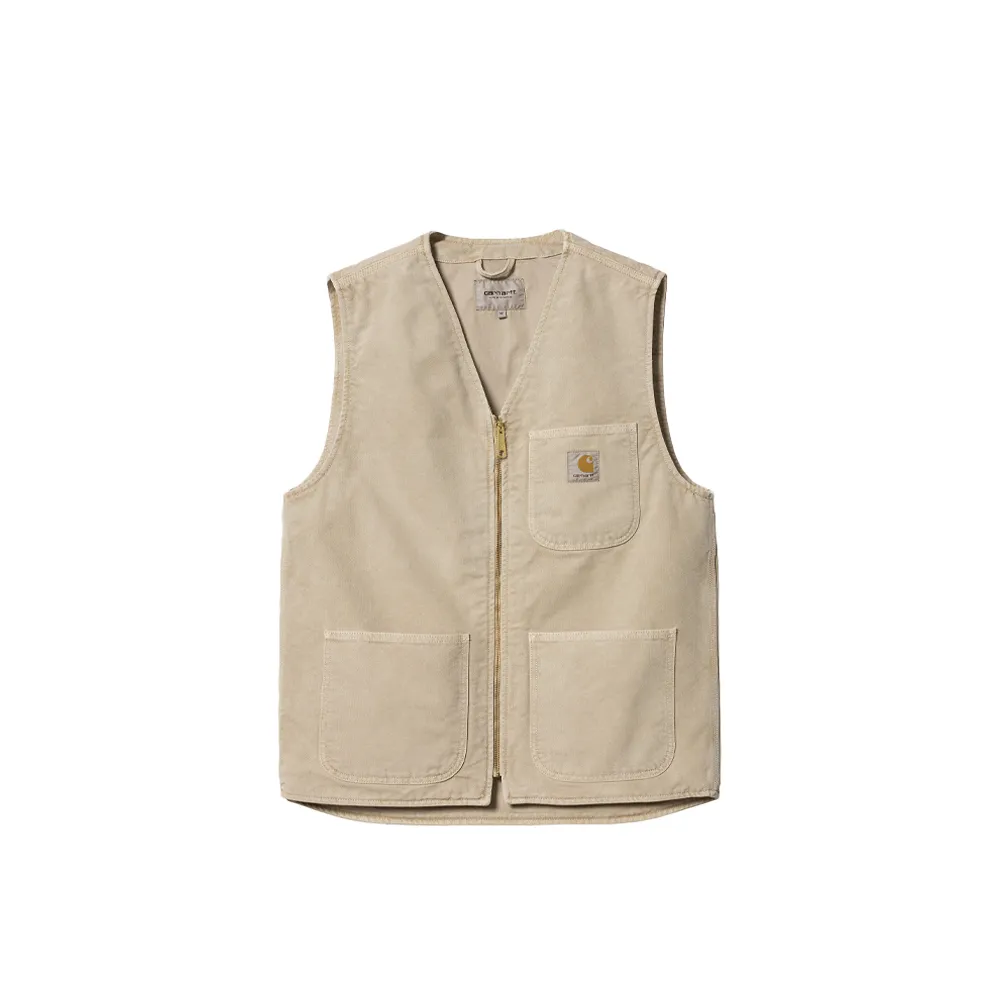 Carhartt Wip Arbor Vest Dusty H Brown Faded I030438-2