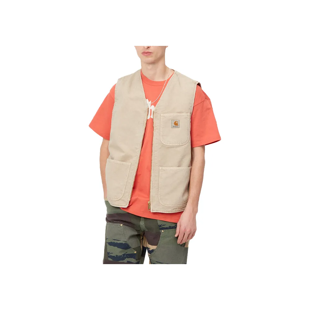 Carhartt Wip Arbor Vest Dusty H Brown Faded I030438-2