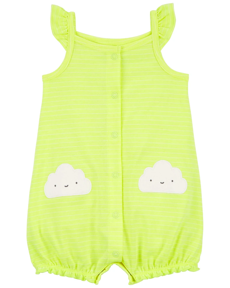 Carters Oshkosh Baby Cloud Snap-Up Romper