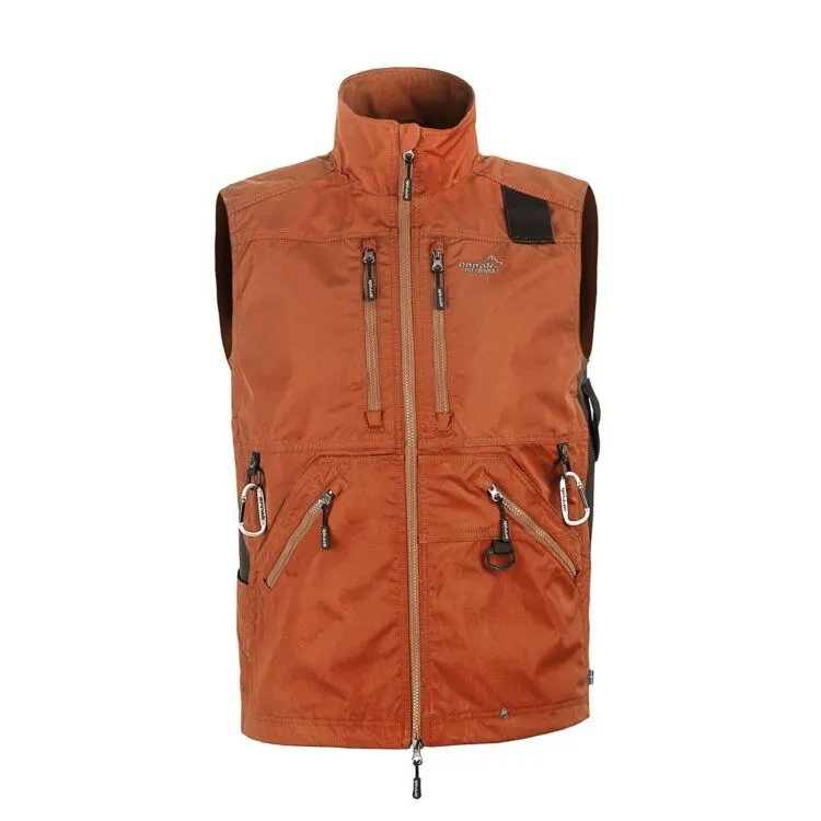 Competition vest men Burnt orange