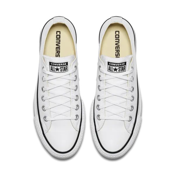 Converse All Star Platform Lo White