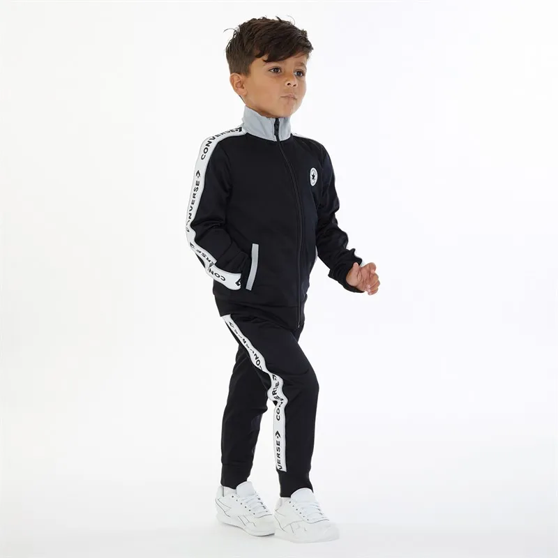 Converse Boys Chuck Tricot Tracksuit Black (Wolf Grey)