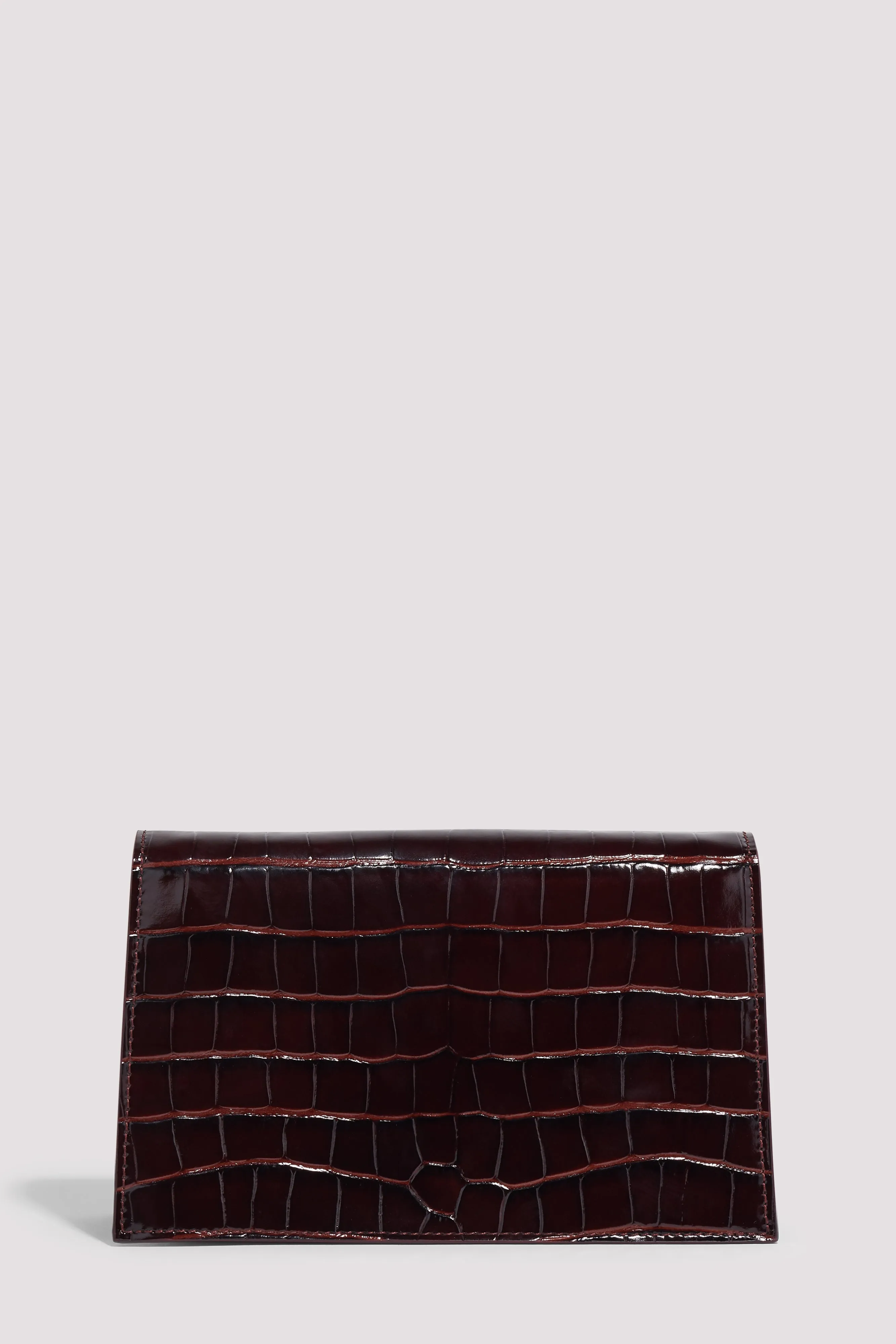 Coperni  Brown Croco Leather Shoulder Bag