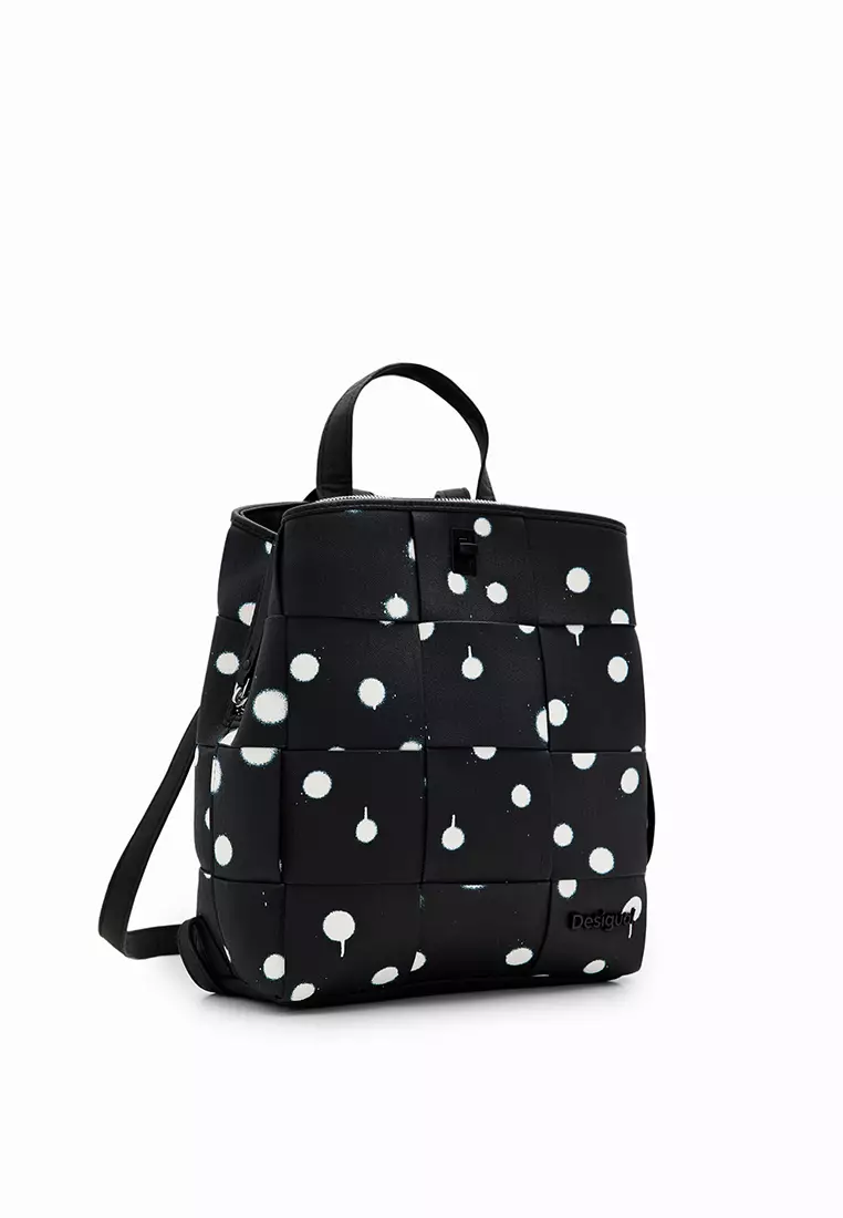 Desigual Desigual S woven droplets backpack.