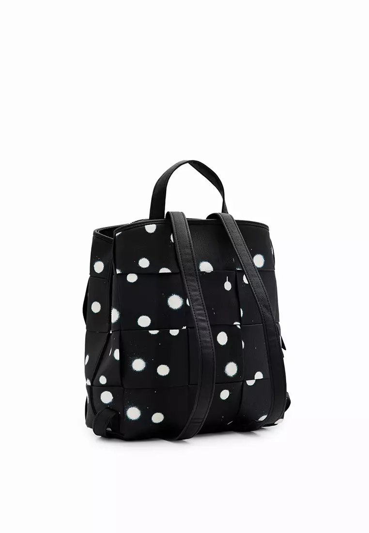 Desigual Desigual S woven droplets backpack.