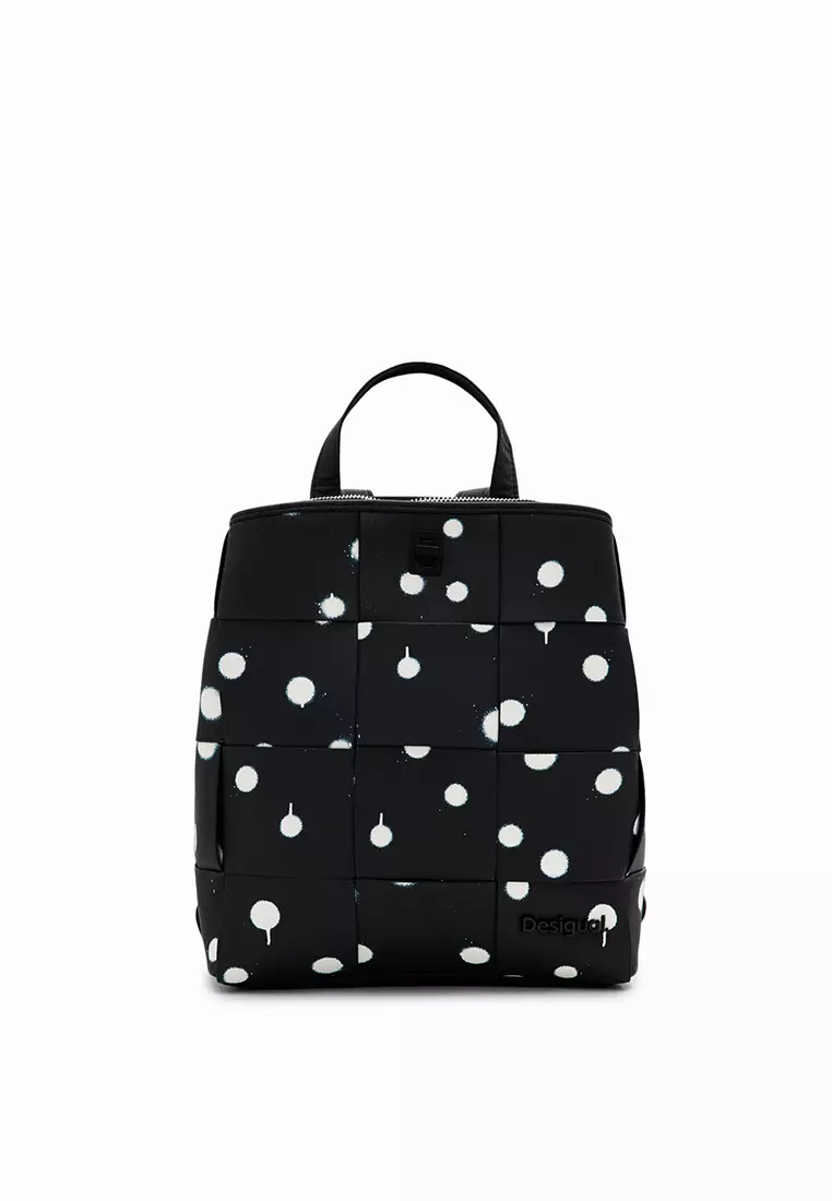 Desigual Desigual S woven droplets backpack.