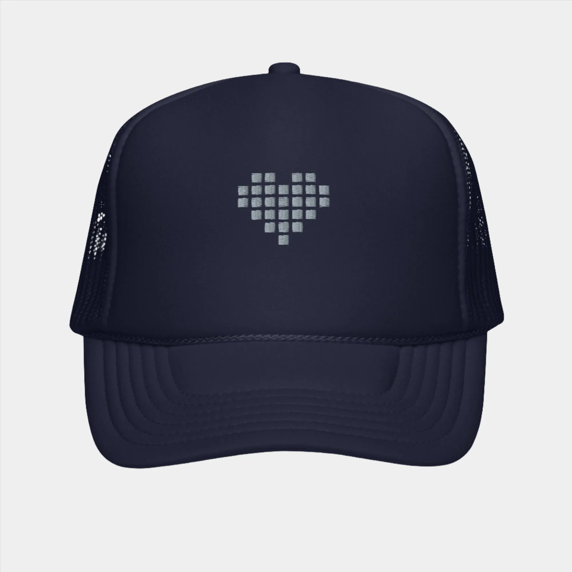 Digital Heart Trucker Hat Men