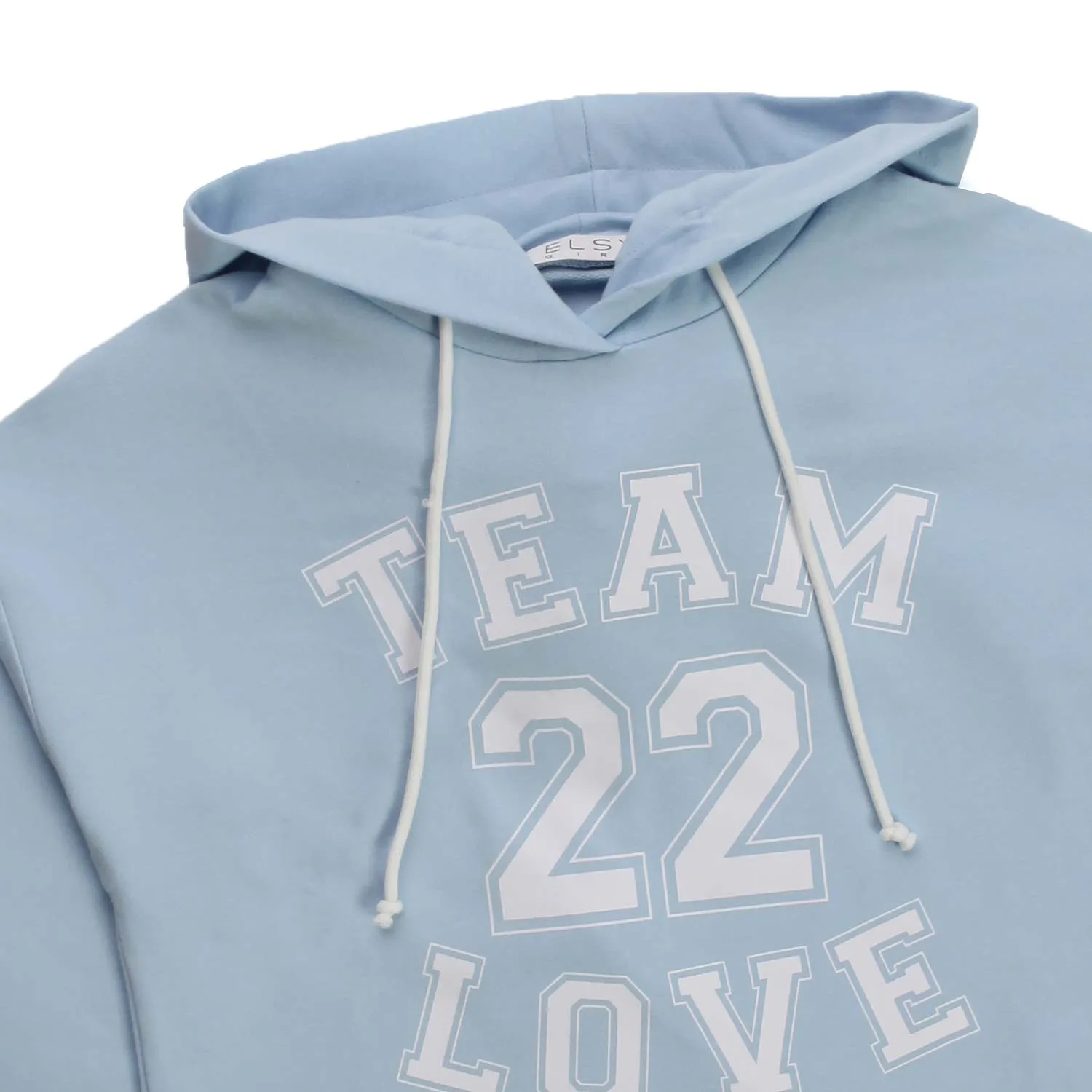 Elsy Light Blue Hoodie For Girl And Teen