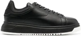 Emporio Armani lace-up low-top sneakers Black