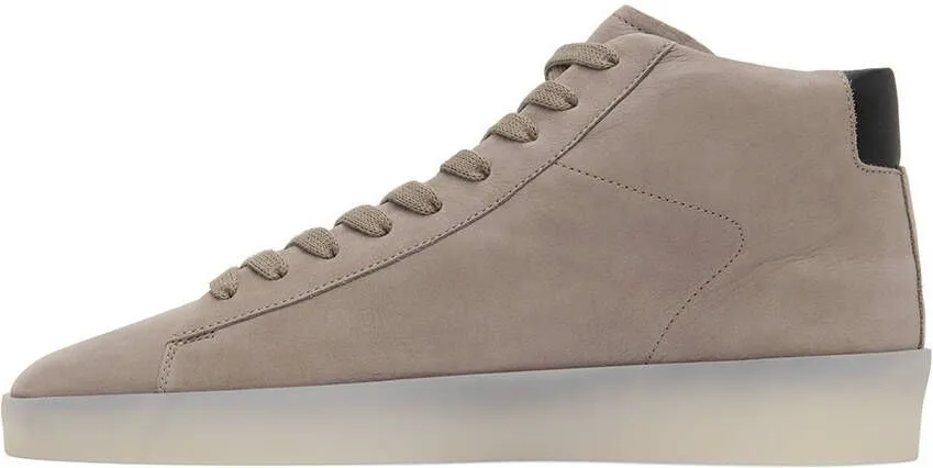 Essentials Taupe Tennis Mid Sneakers