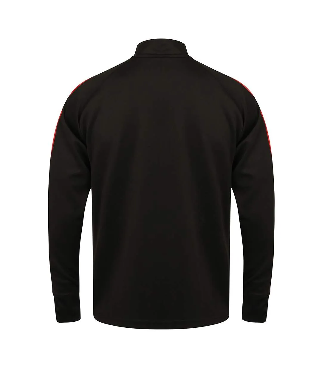 Finden & Hales Mens Knitted Tracksuit Top (Black/Red) - UTPC3082