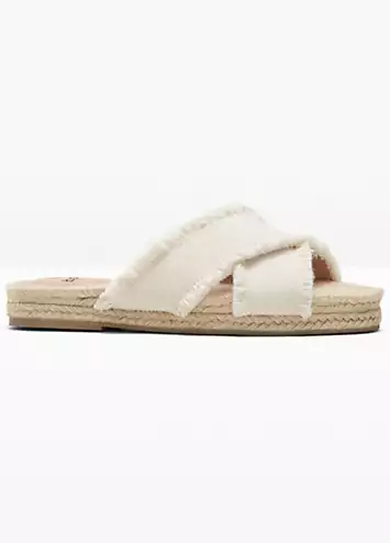 Flat Slip On Sandals by bonprix | Look Again