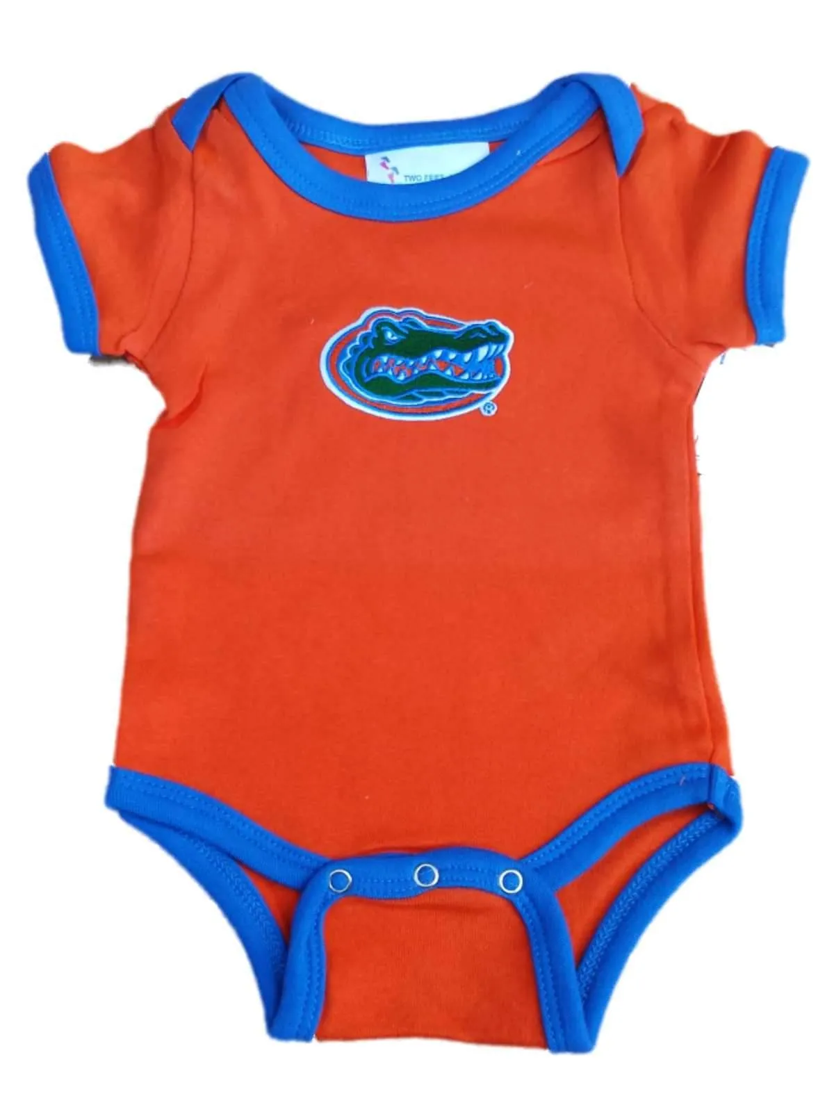 Florida Gators TFA Orange Blue Lap Shoulder Ringer Romper Outfit